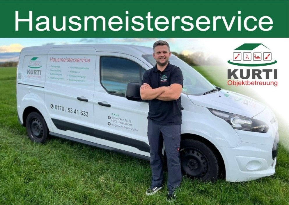 Kurti Objektbetreuung Fahrzeug und Mitarbeiter